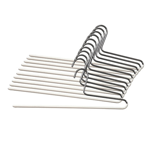 マワ・シングルハンガー ホワイト 10本組