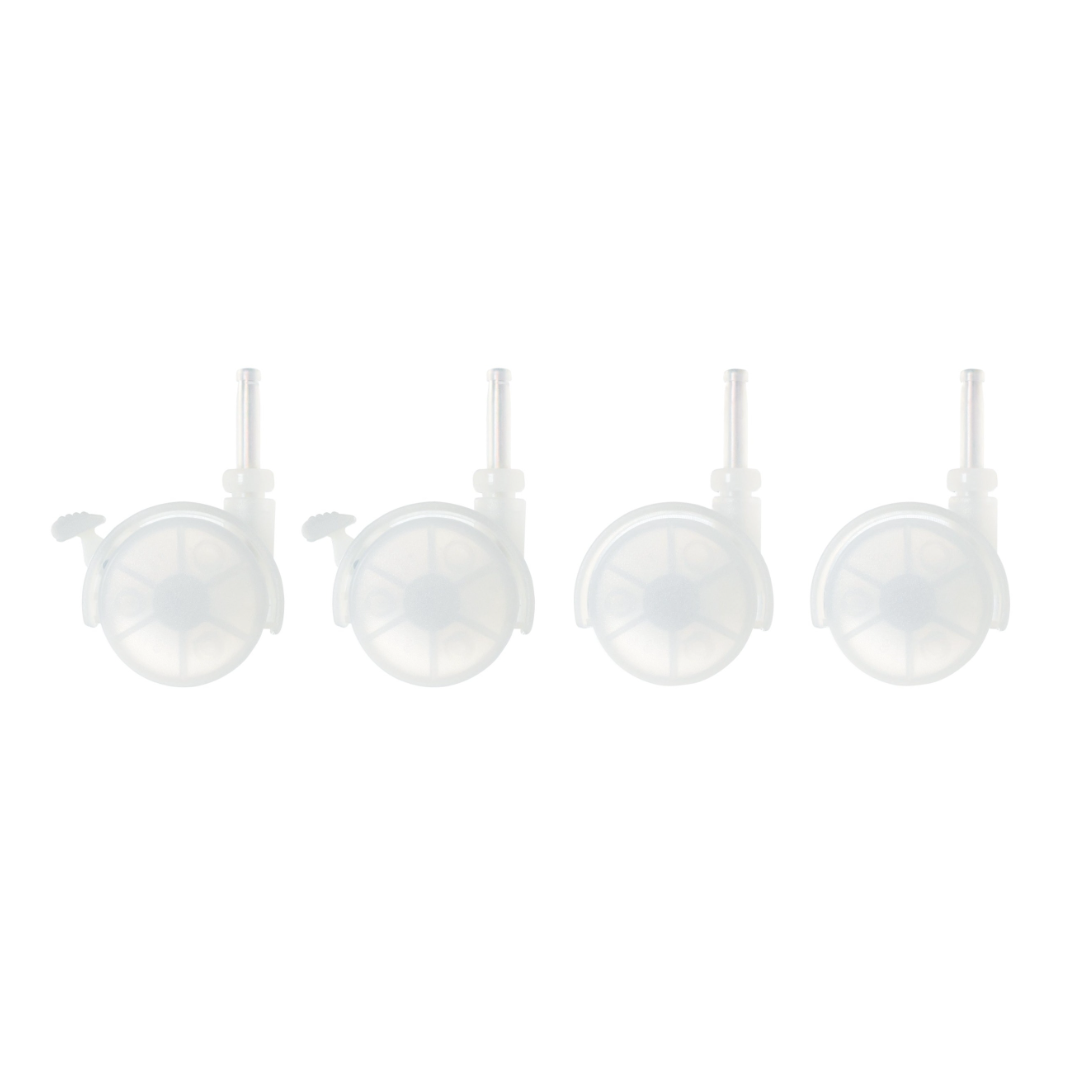 システムキャスター(ストッパー付き)4個入り(CS-P9クリア)